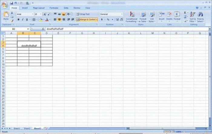 excel как объединить ячейки