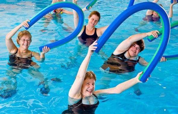 упражнения в бассейне для похудения
