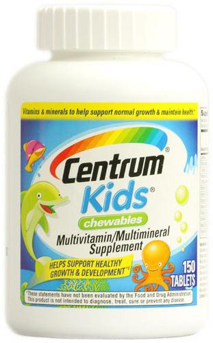 Центрум витамины инструкция для детей