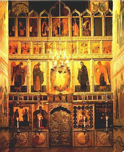 Иконы благовещенского собора московского кремля