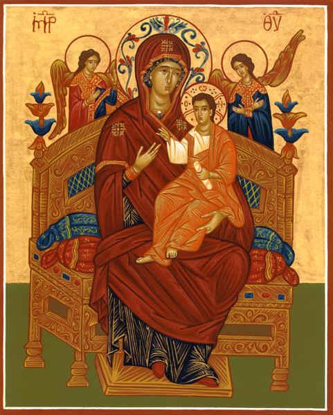 икона всецарица в новоспасском монастыре 