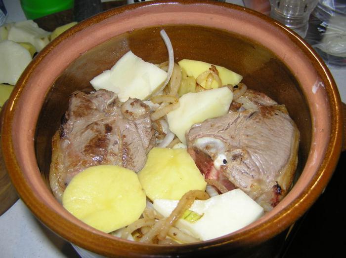 запечь мясо с картофелем в духовке рецепт