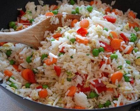 смесь рис с овощами 