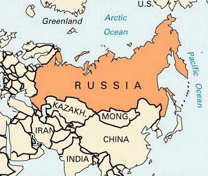 географическое положение России
