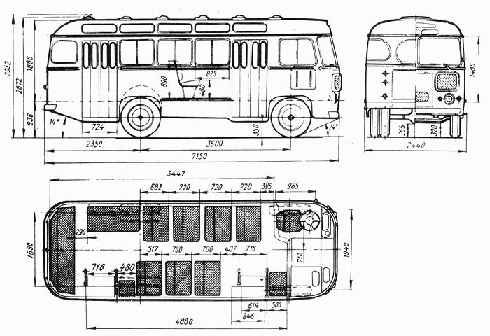 автобус паз 672 