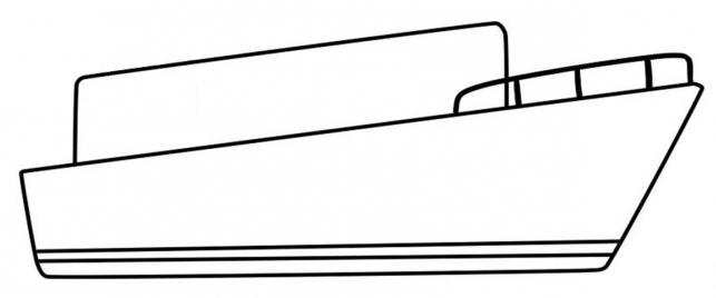 как карандашом нарисовать корабль