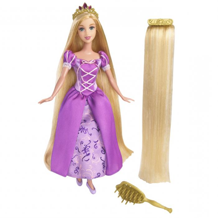 куклы рапунцель с длинными волосами