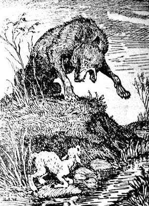 Мораль басни Волк и Ягненок