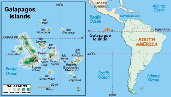 галапагосские острова находятся