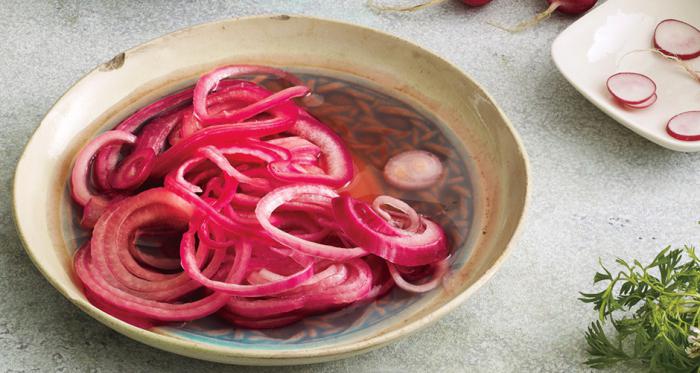 маринованный лук для салата быстро 