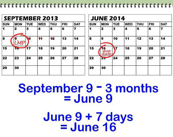 календарь зачатия рассчитать дату родов