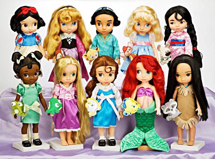 куклы принцессы диснея мини