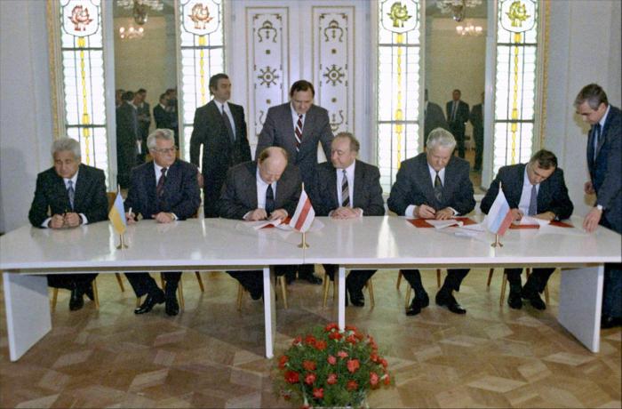 беловежские соглашения 1991 года