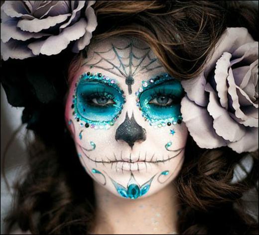 макияж на хэллоуин фото