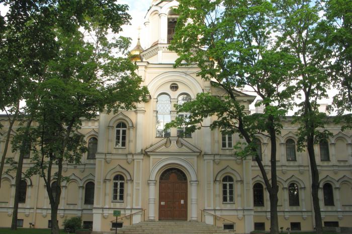 Воскресенский Новодевичий монастырь Санкт-Петербург