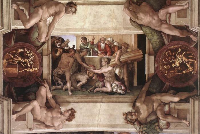картины микеланджело буонарроти с названиями