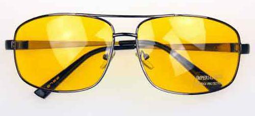 очки для водителей желтые