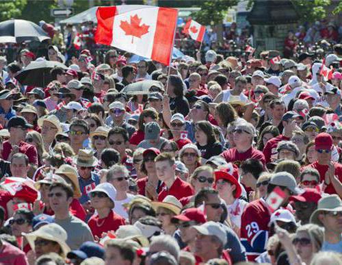 плотность населения канады 
