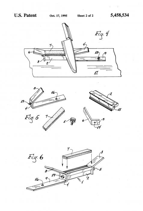 чертеж приспособления для заточки ножей
