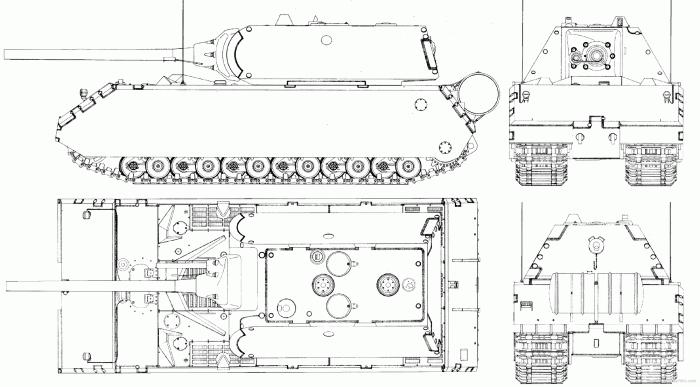 немецкий танк maus