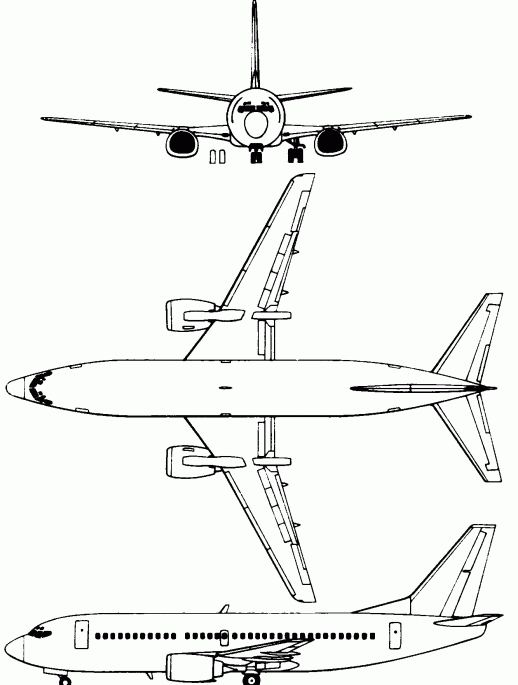 боинг 767 300 схема
