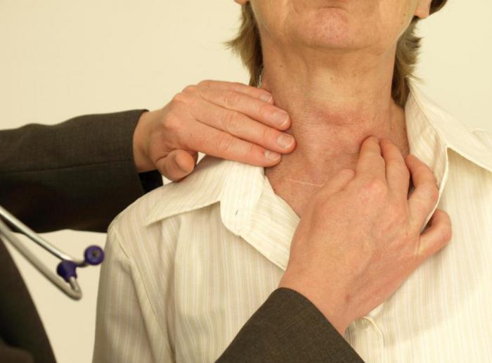 Увеличена доля щитовидной железы