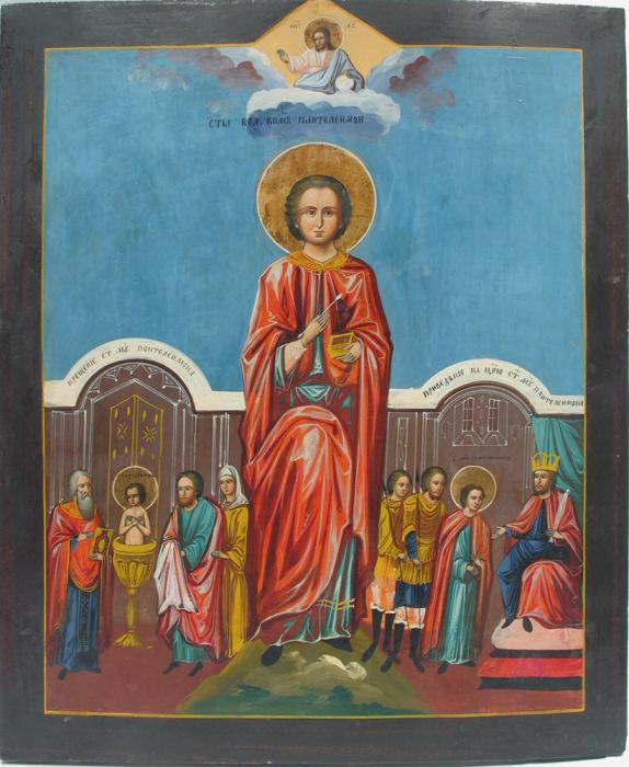 Святой Пантелеймон Целитель икона