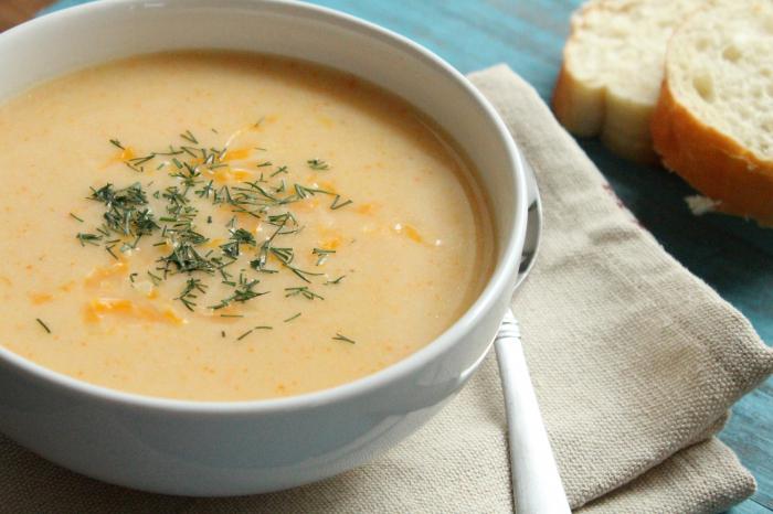 сырный крем суп с грибами. рецепт