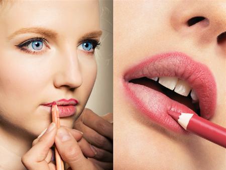 как увеличить губы макияжем 
