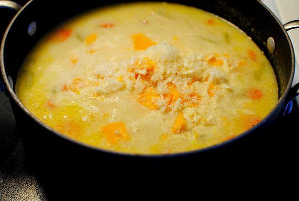 сырный суп с шампиньонами и курицей рецепт 