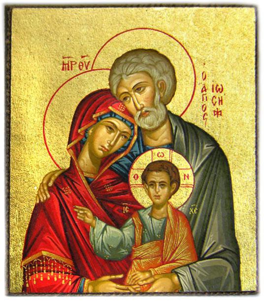 икона святое семейство православная 