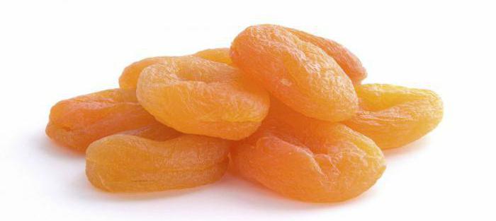 сколько калорий в абрикосах сушеных