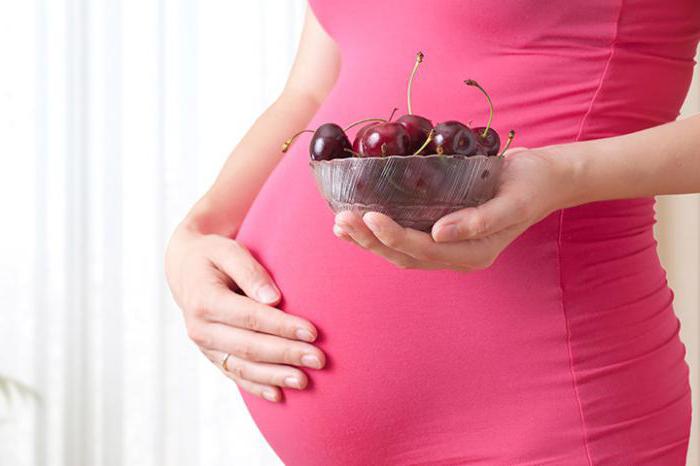 какие витамины в черешне для беременных 