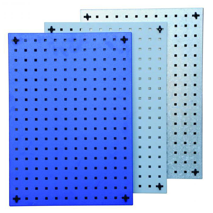 перфорированная панель для инструмента
