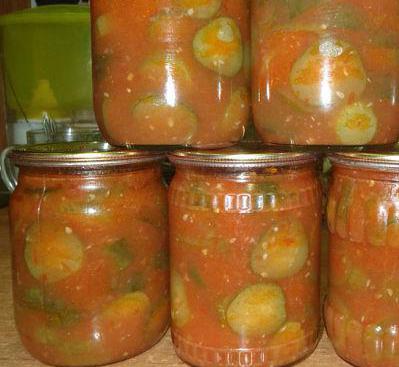 огурцы в томате на зиму рецепты 
