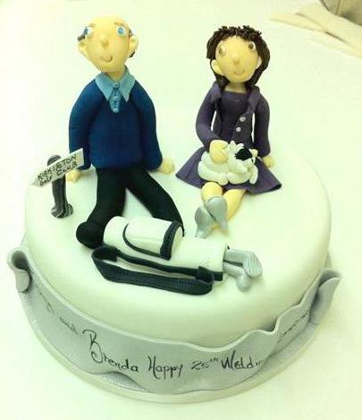торт на годовщину свадьбы 1 год