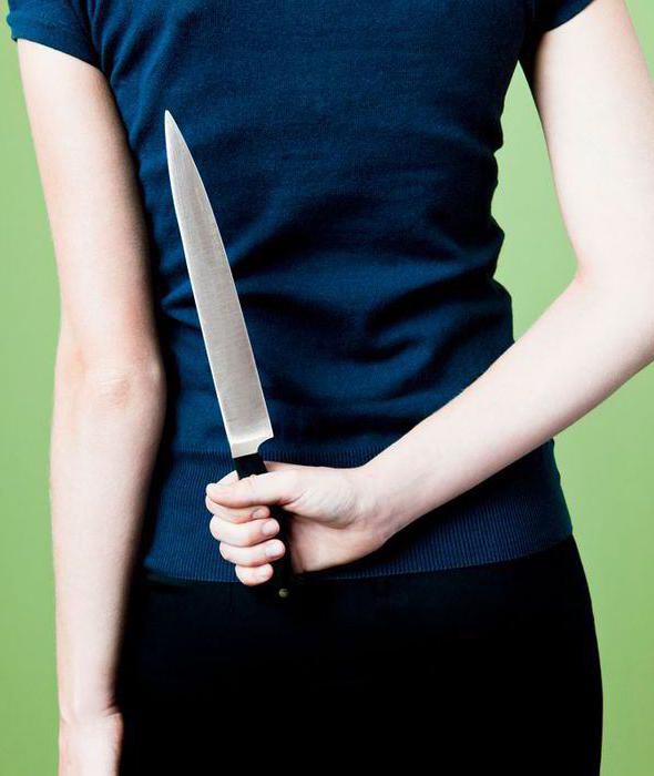 статья за убийство человека ножом 