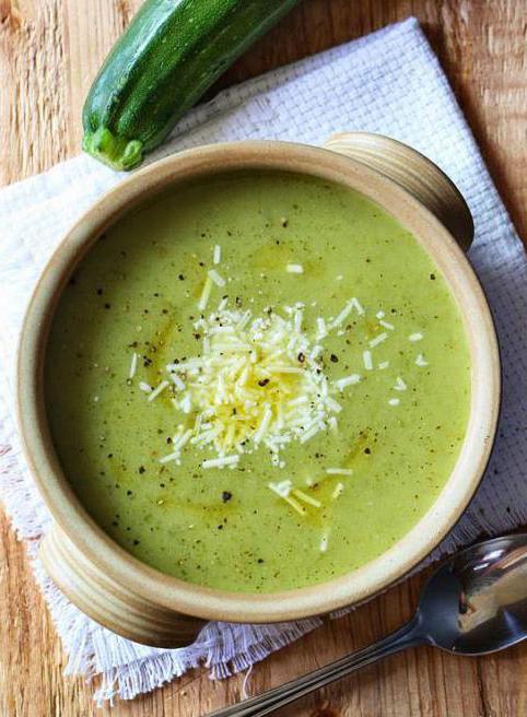 Крем суп из кабачков: рецепт