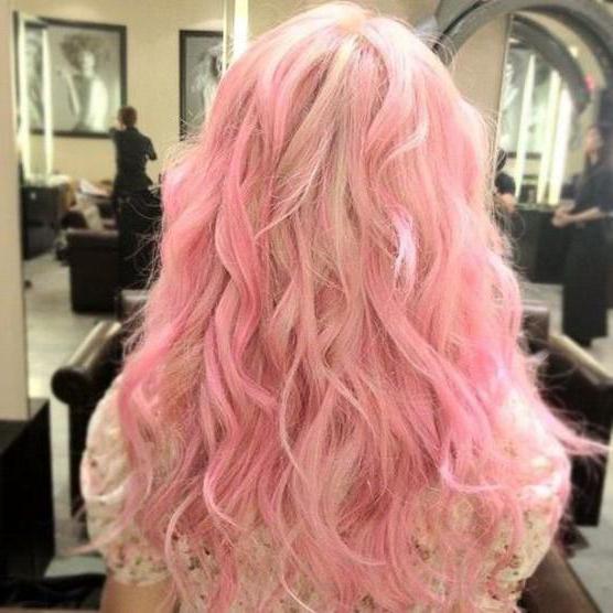 как покрасить волосы в розовый