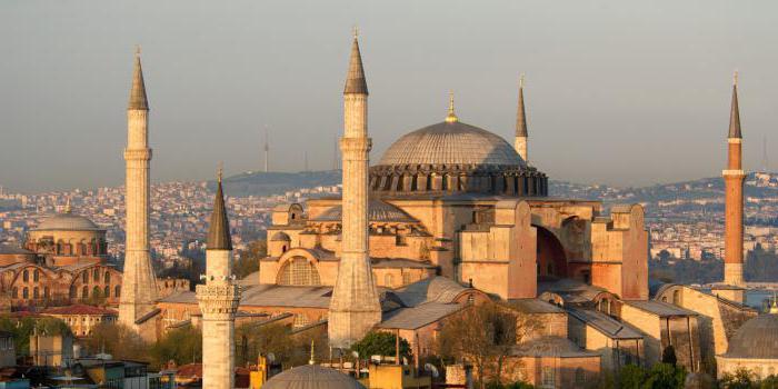 Турецкая голубая мечеть.