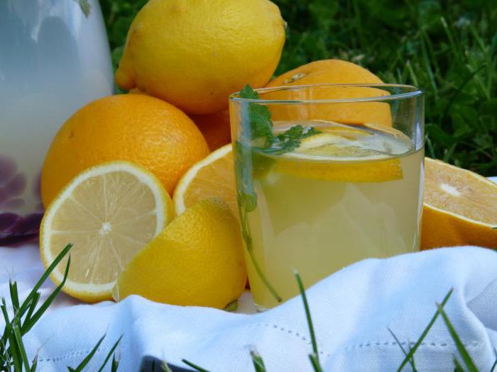 домашний лимонад из апельсинов и лимонов