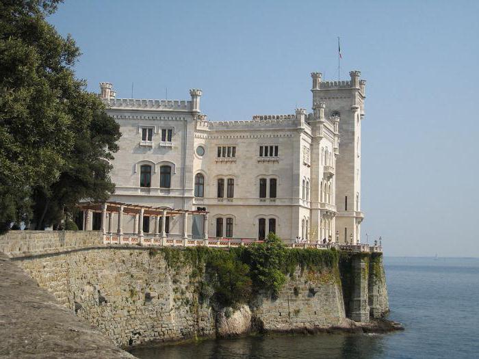 Замок мирамаре триест италия