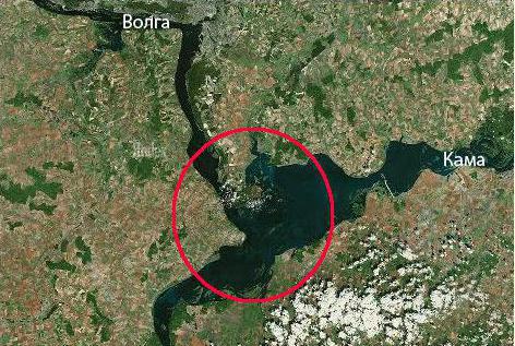 где начинается Волга и куда впадает