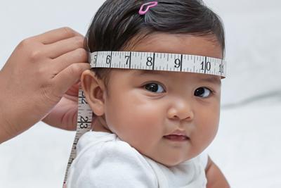 Объем головы ребенка в 4 месяца. Размер головы ребенка по возрасту – что нужно знать