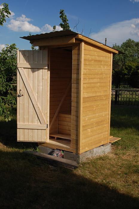 туалет для дачи деревянный 