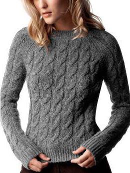 женский пуловер спицами схемы