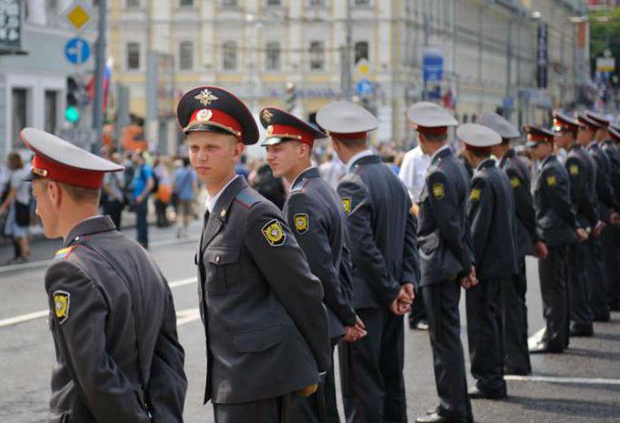  звания в полиции россии по возрастанию