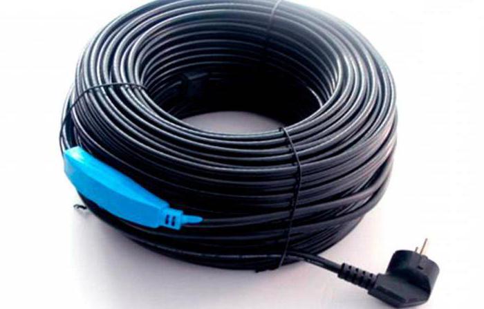кабель для обогрева водопроводной трубы как установить 