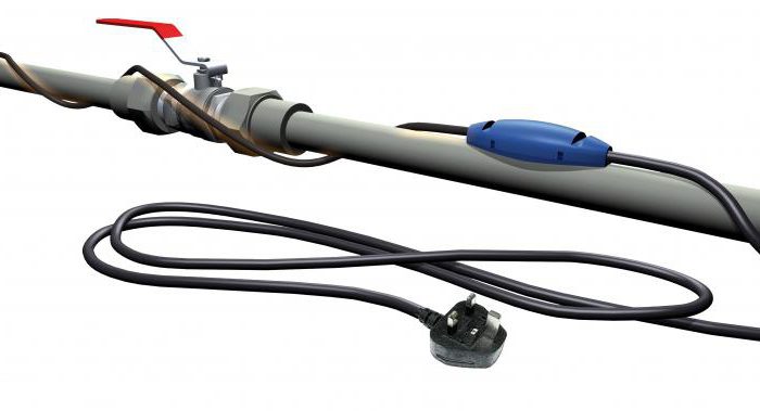 кабель для обогрева водопроводной трубы 