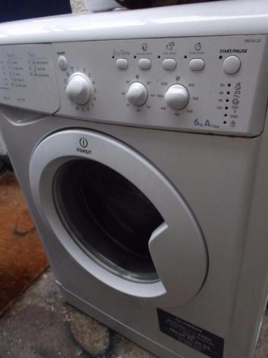 неисправности стиральной машины индезит 
